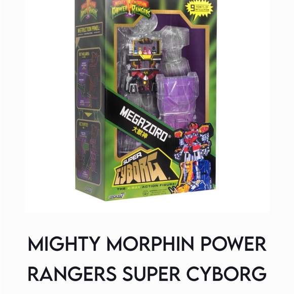Mighty Morphin Power Rangers Super Cyborg Megazord (Clear) - Picture 9 of 9